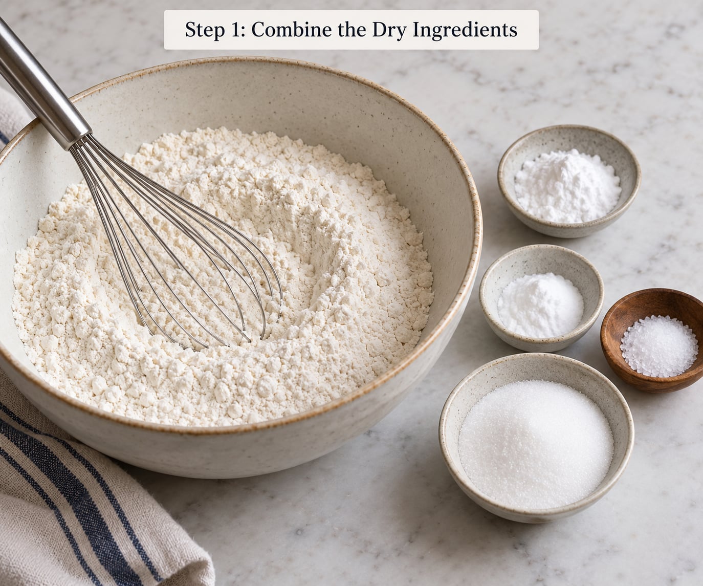 Step 1: Combine the Dry Ingredients
