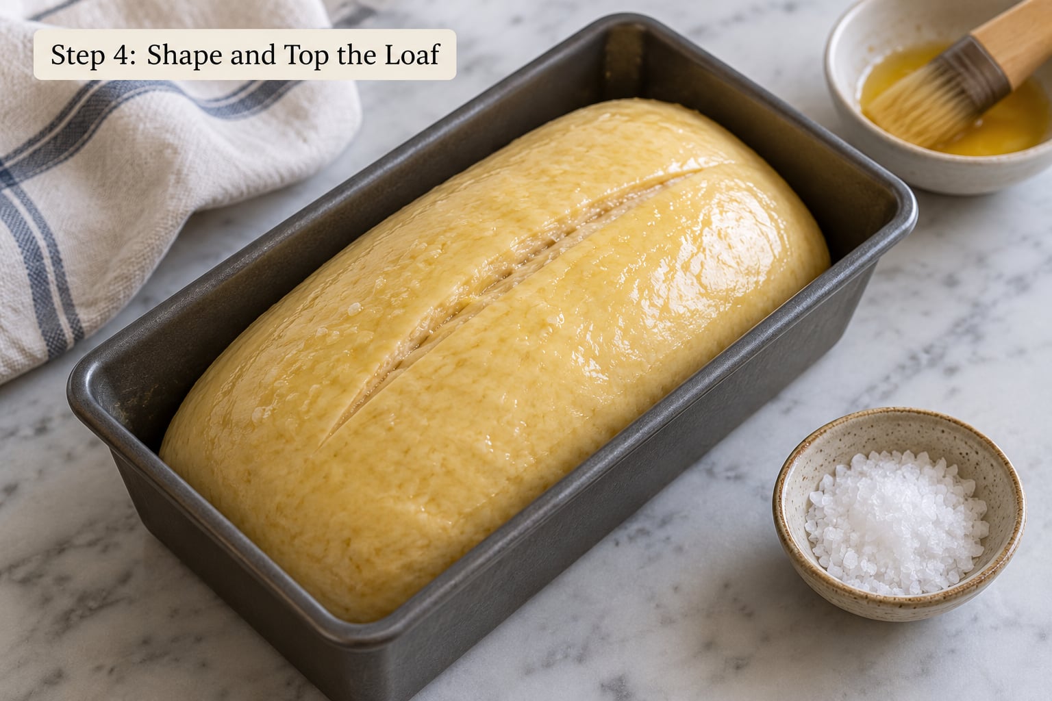 Step 4: Shape and Top the Loaf