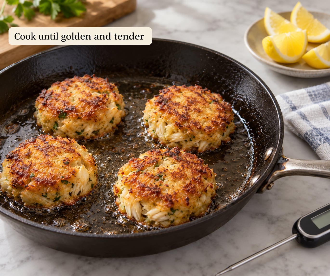 Cook until golden and tender