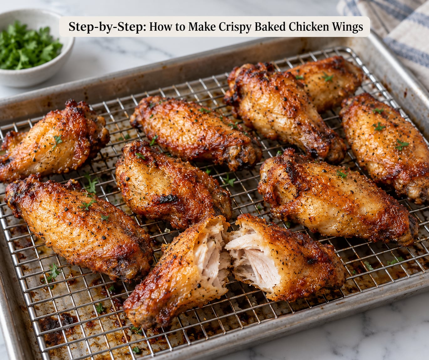 Step-by-Step: How to Make Crispy Baked Chicken Wings
