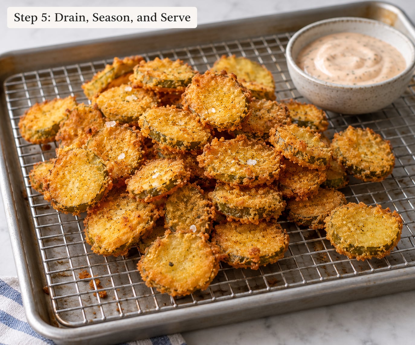 Step 5: Drain, Season, and Serve