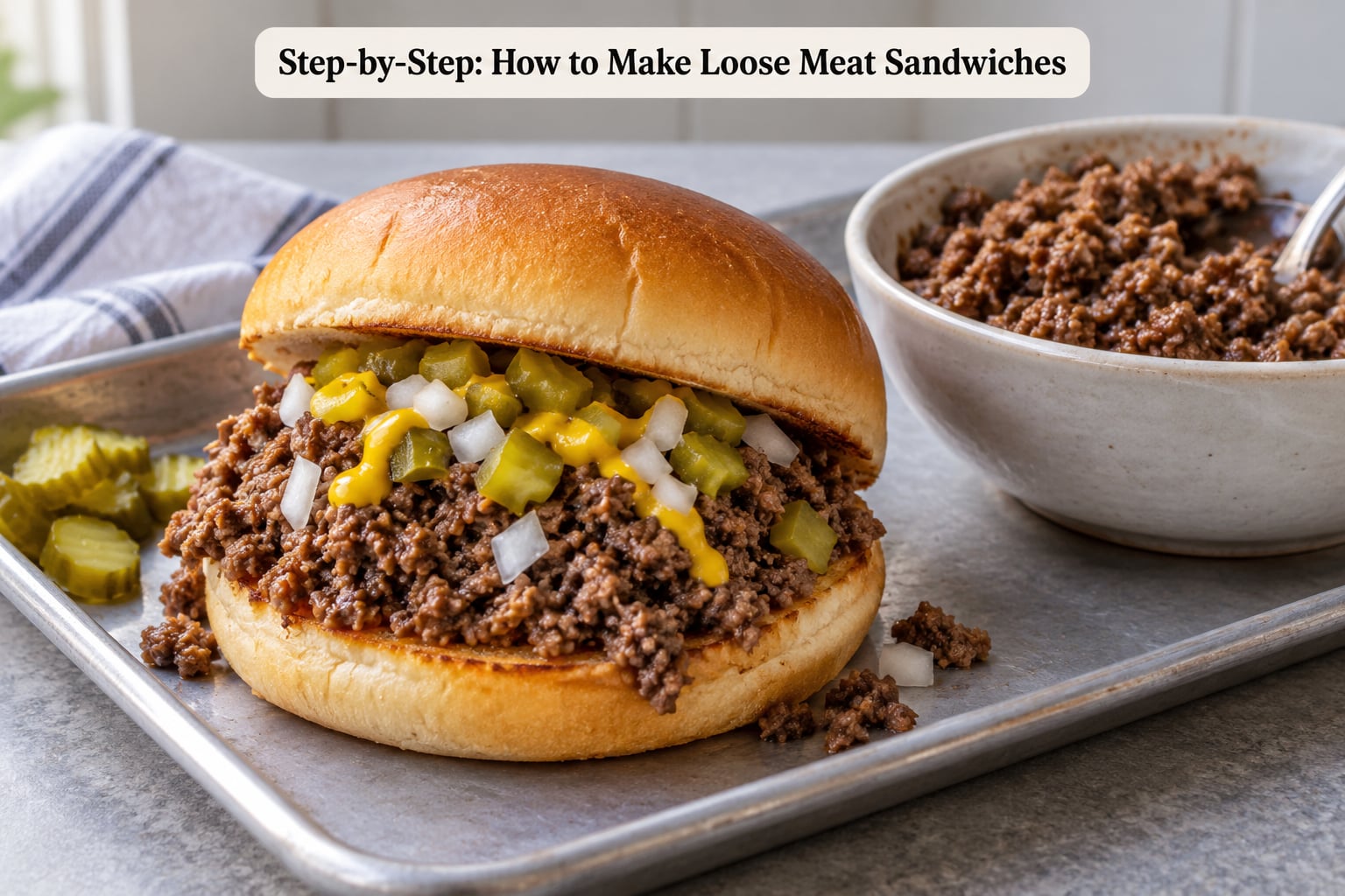 Step-by-Step: How to Make Loose Meat Sandwiches