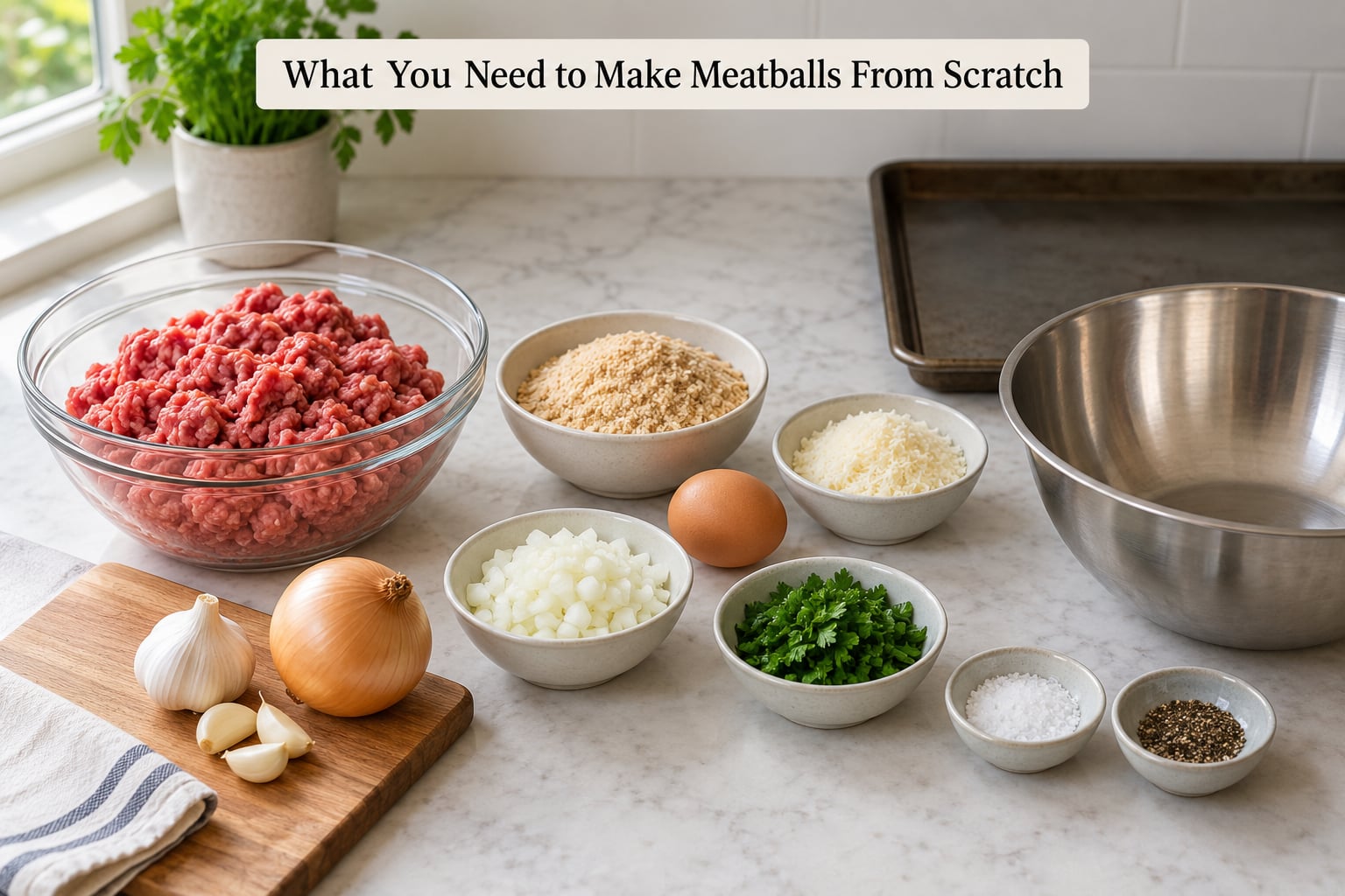 What You Need to Make Meatballs From Scratch