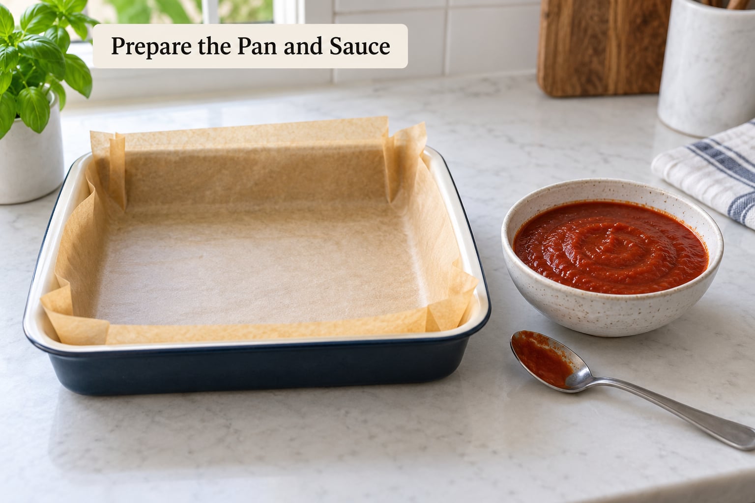 Prepare the Pan and Sauce
