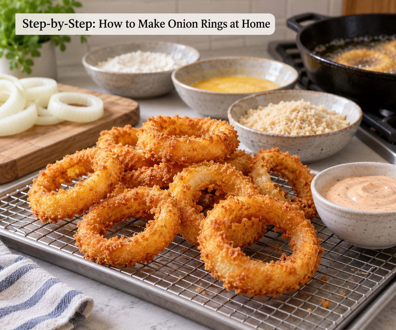 Step-by-Step: How to Make Onion Rings at Home