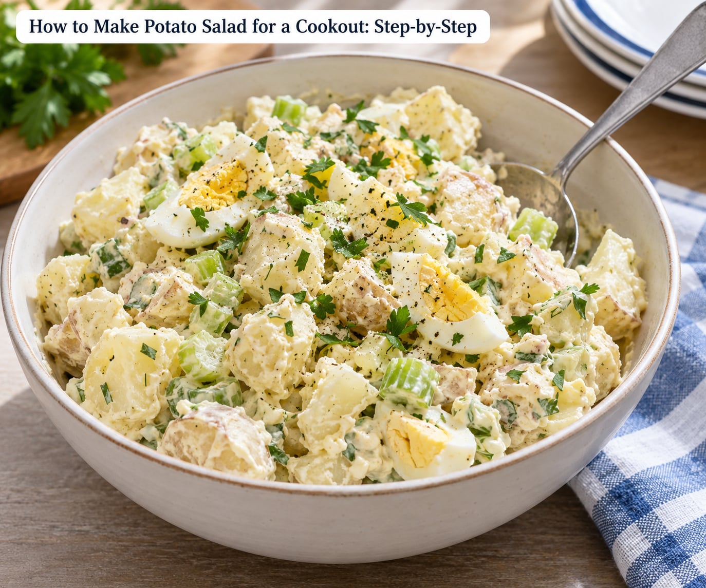 How to Make Potato Salad for a Cookout: Step-by-Step