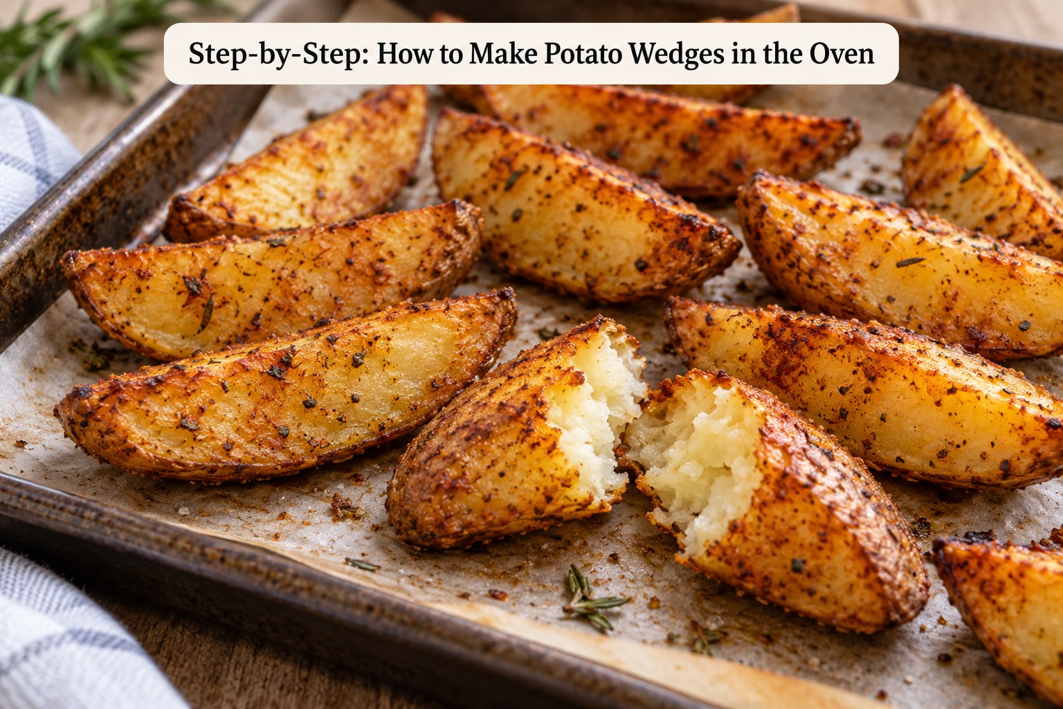 Step-by-Step: How to Make Potato Wedges in the Oven