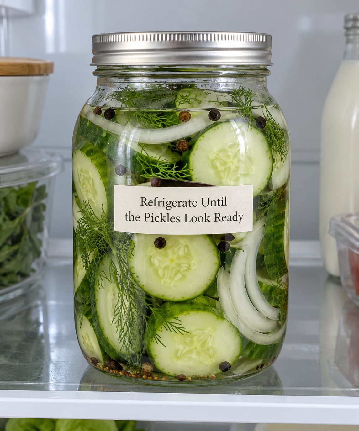 Refrigerate Until the Pickles Look Ready