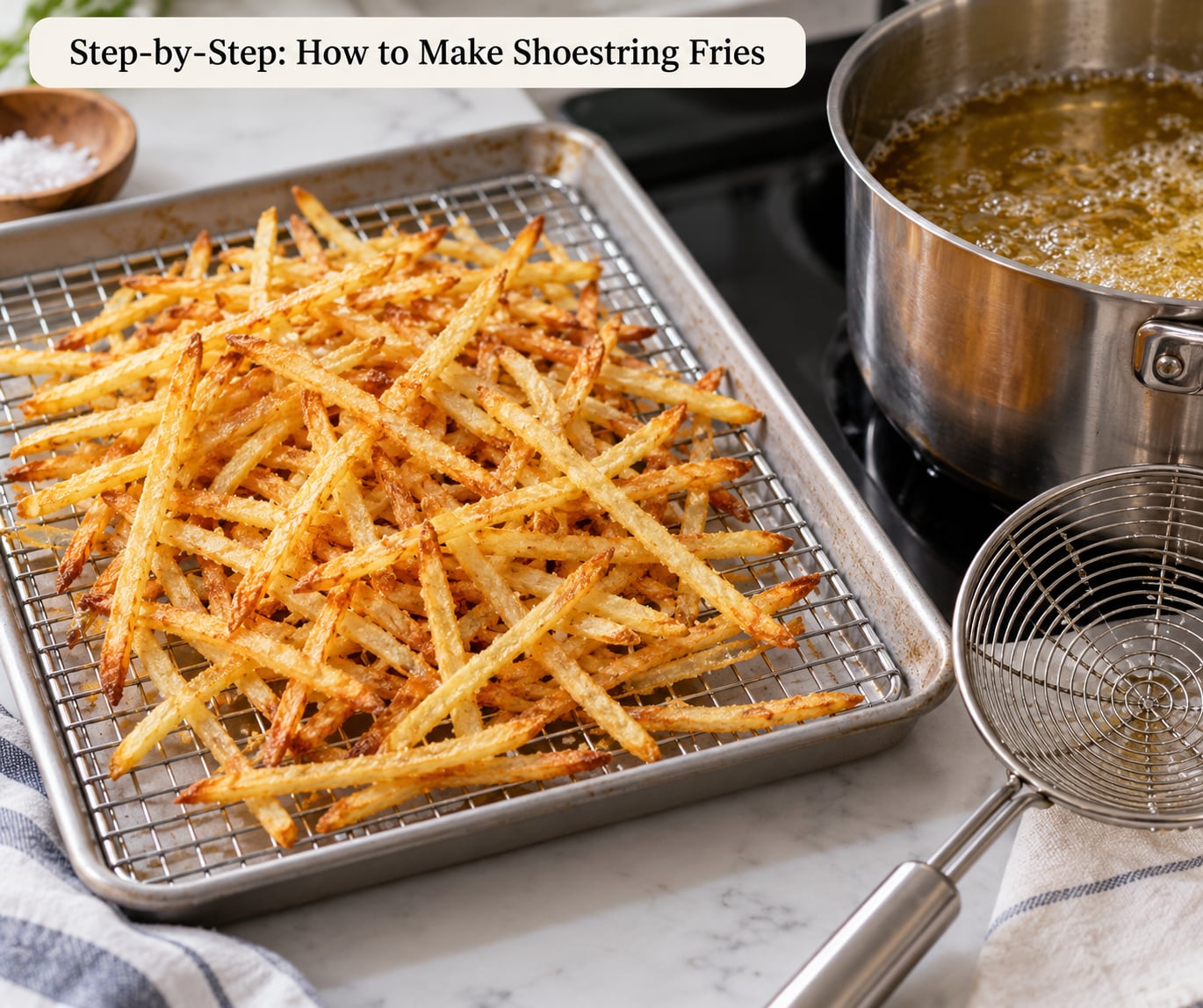 Step-by-Step: How to Make Shoestring Fries