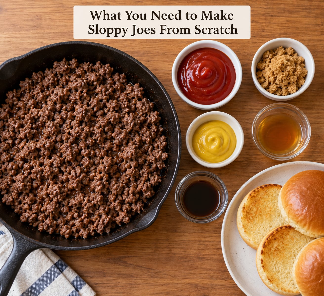 What You Need to Make Sloppy Joes From Scratch