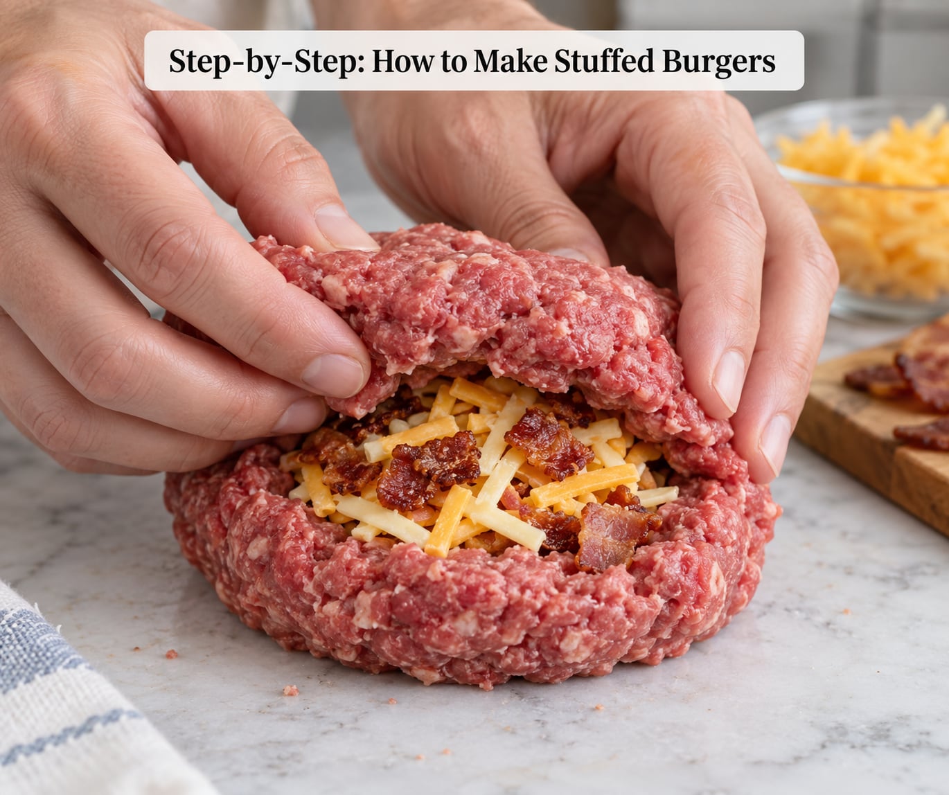 Step-by-Step: How to Make Stuffed Burgers