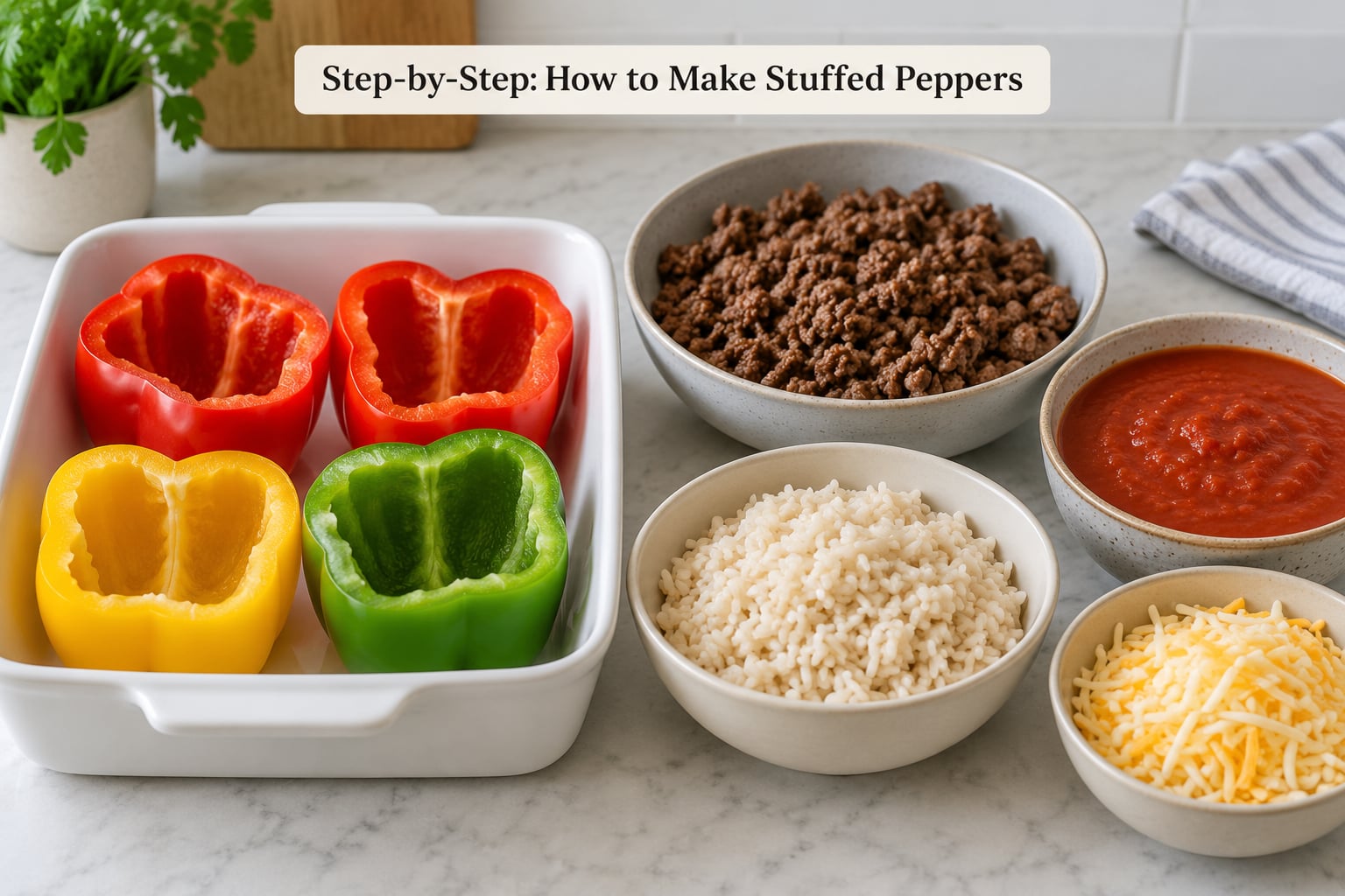 Step-by-Step: How to Make Stuffed Peppers