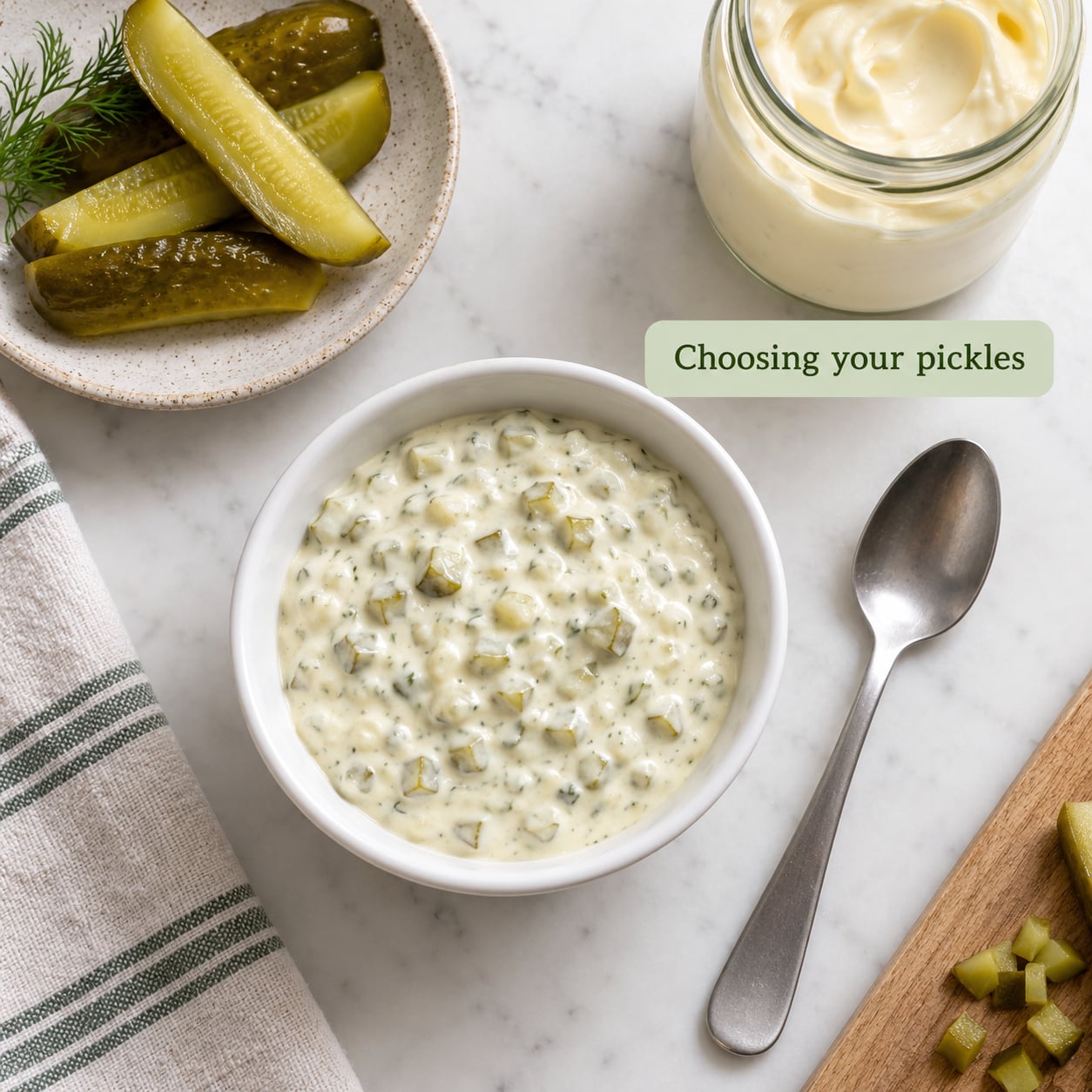 Choosing your pickles
