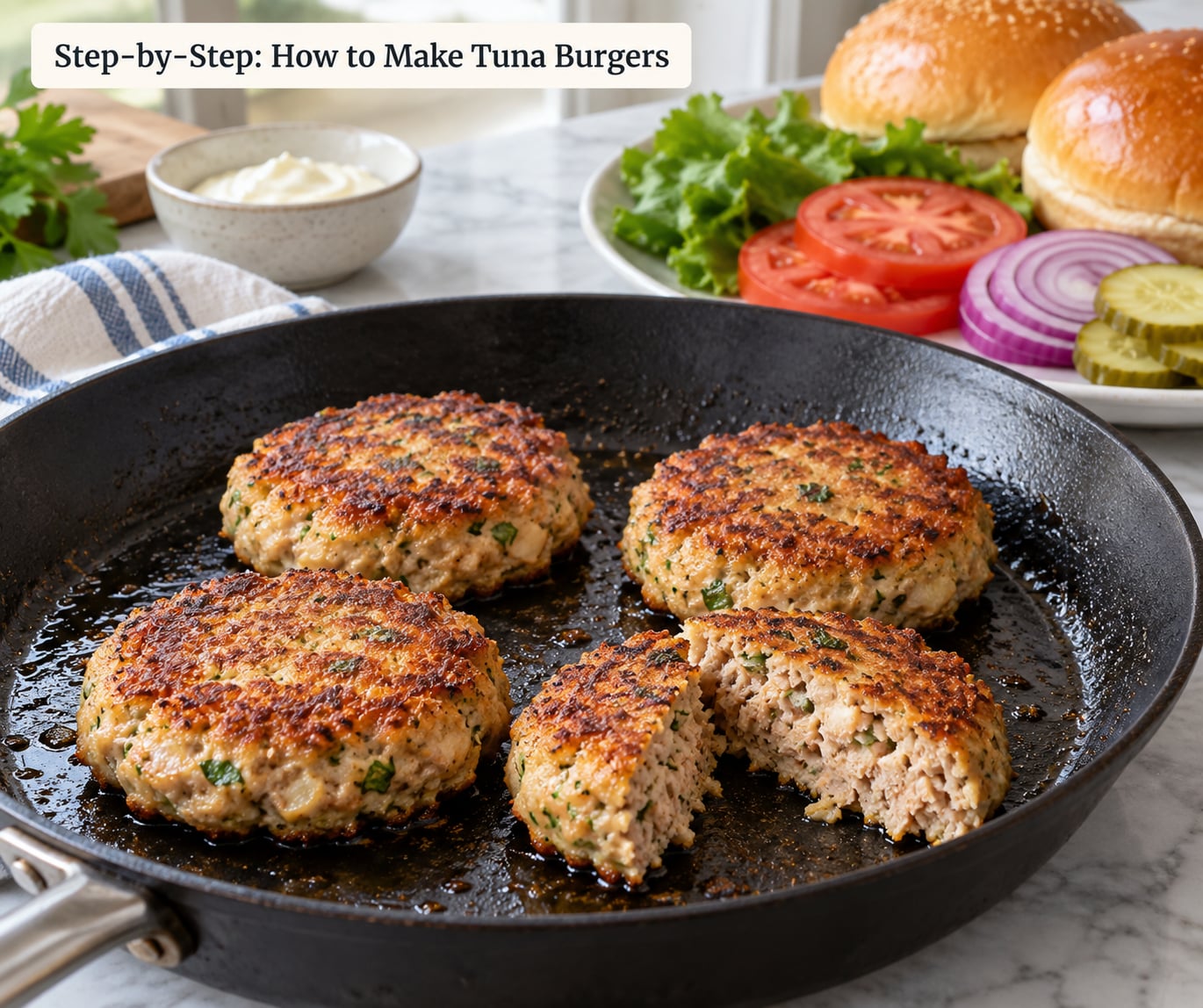 Step-by-Step: How to Make Tuna Burgers
