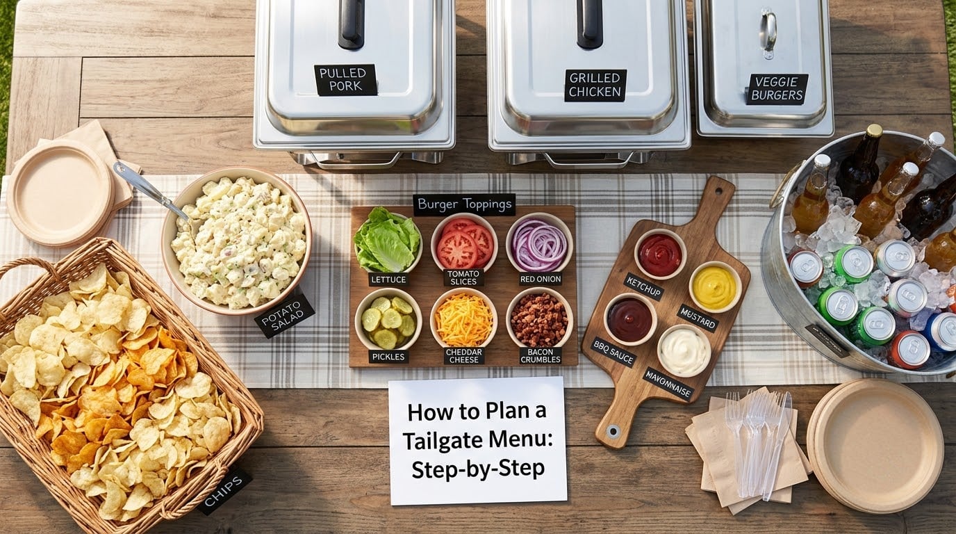 How to Plan a Tailgate Menu: Step-by-Step