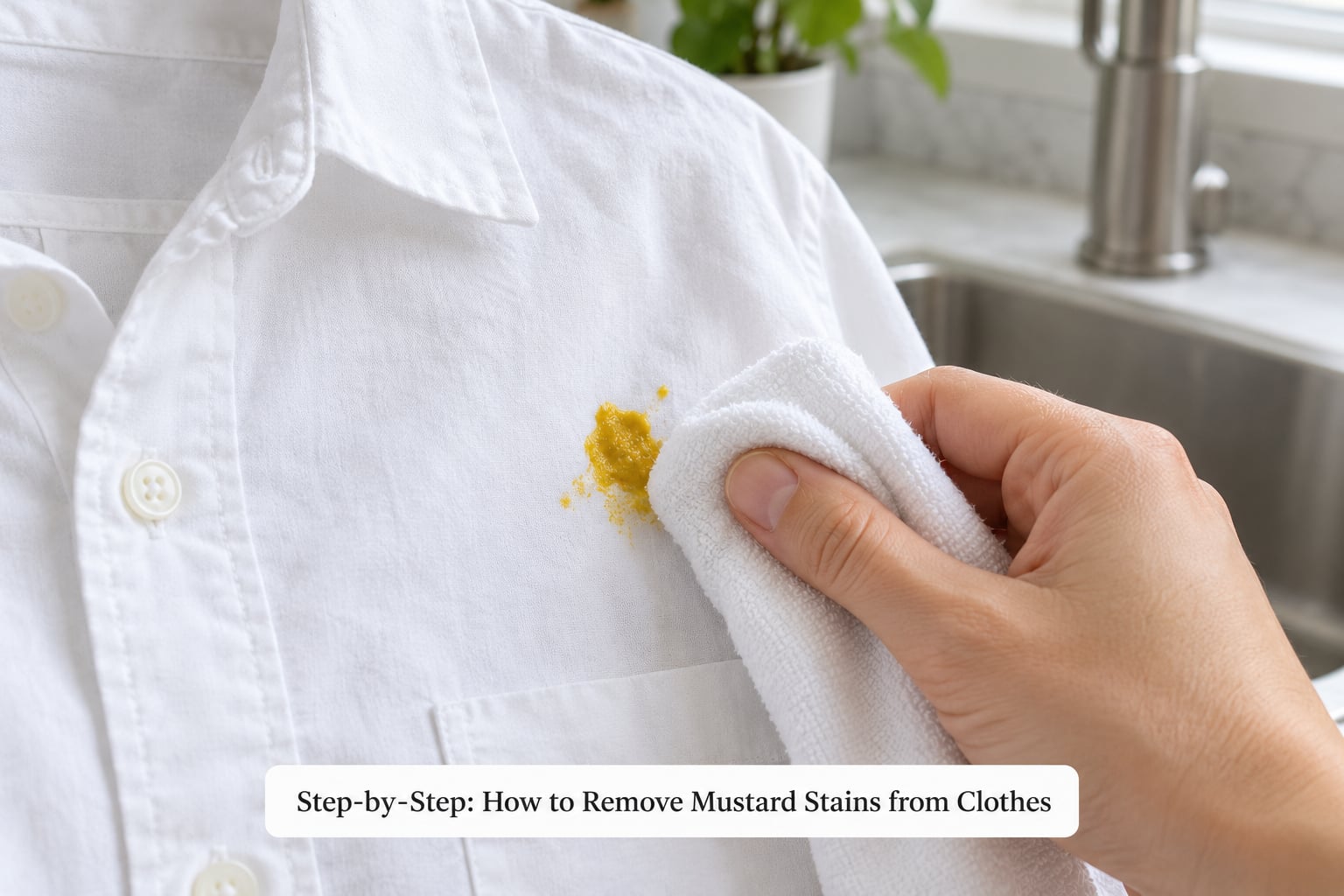 Step-by-Step: How to Remove Mustard Stains from Clothes