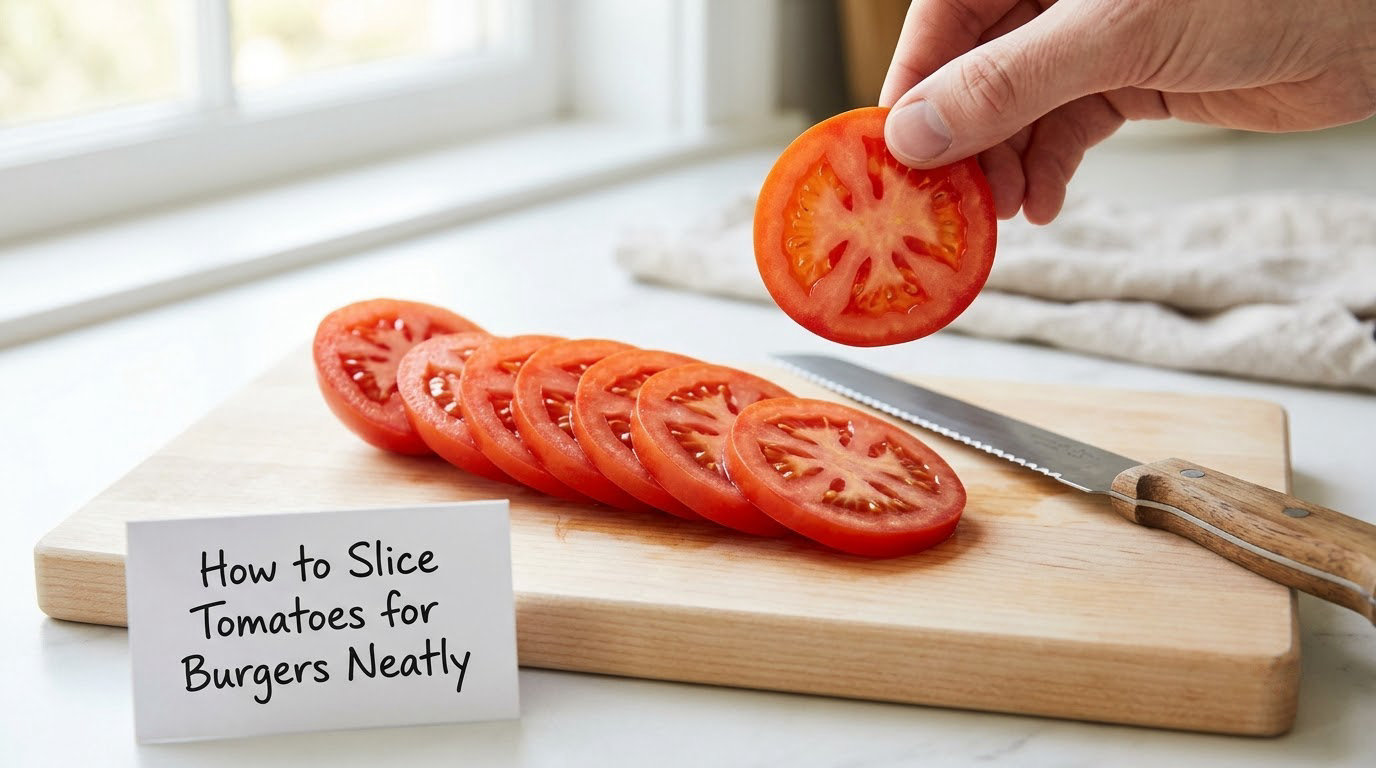 How to Slice Tomatoes for Burgers Neatly