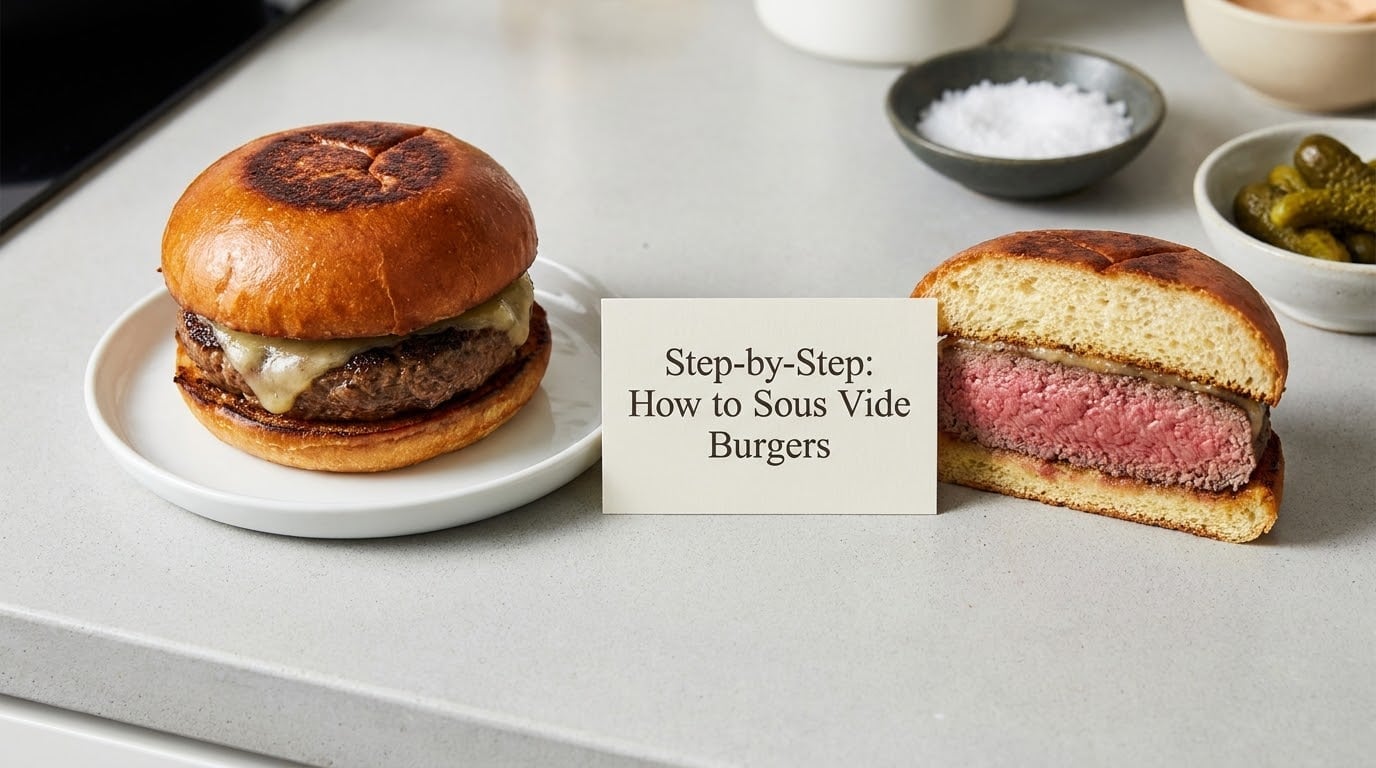 Step-by-Step: How to Sous Vide Burgers