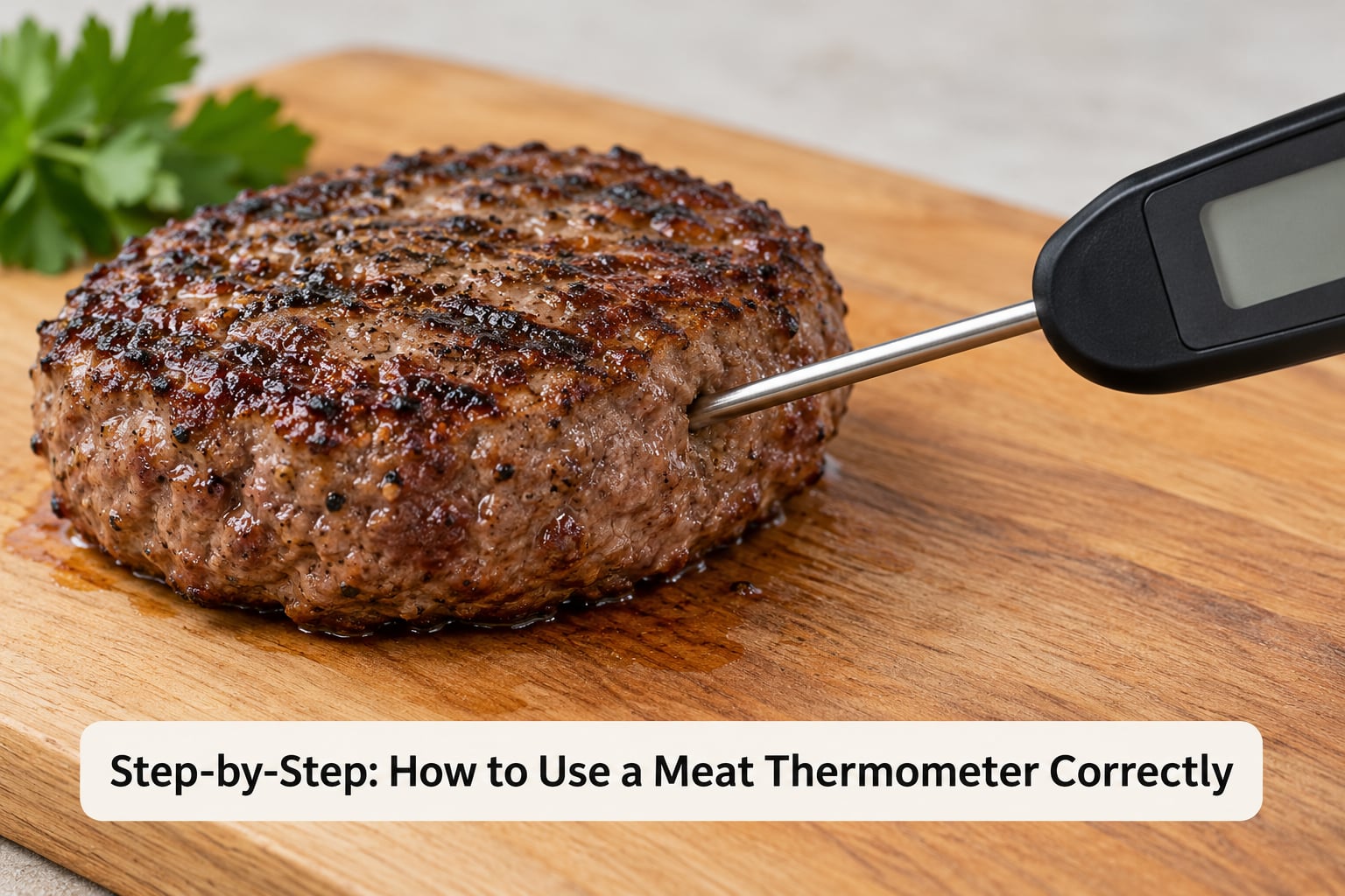 Step-by-Step: How to Use a Meat Thermometer Correctly